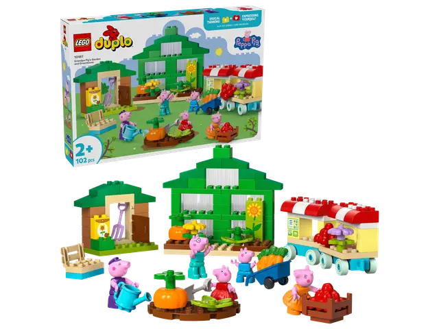 LEGO® Grandpa Pig's Garden and Greenhouse