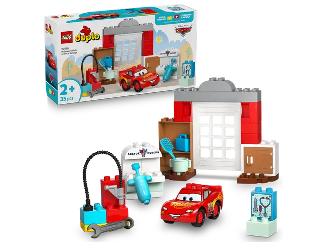 LEGO® McQueen's Visit to Doc's Garage