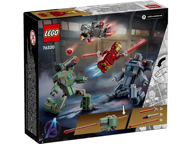 LToys LEGO® Iron Man War Machine Hammer Drones