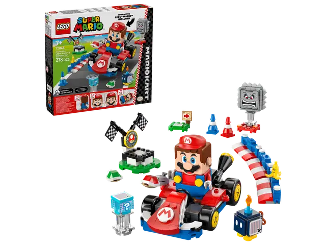 LEGO® Mario Kart™ – Interaktiver LEGO® Mario™ & Standard-Kart