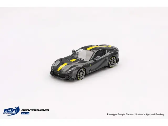 BBR MODELS BBR Models - 1/64 2024 Ferrari 812 Competitizone, Grigio Competizione