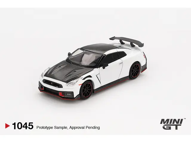 MINI GT Mini GT - 1/64 Nissan GTR (35) Nismo, brilliant white pearl