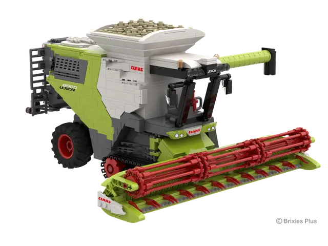 BRIXIES CLAAS LEXION 8900 TERRA TRAC incl. trailer
