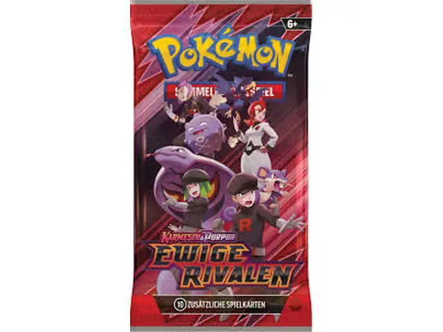 POKÉMON Pokémon-Sammelkartenspiel: Boosterpack Karmesin & Purpur - Ewige Rivalen DE