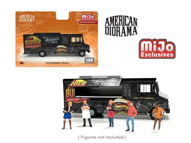 AMERICAN DIORAMA American Diorama - 1/64 Burger Food Truck