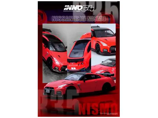 INNO64 Inno64 - 1/64 Nissan GT-R (R35) NISMO, red