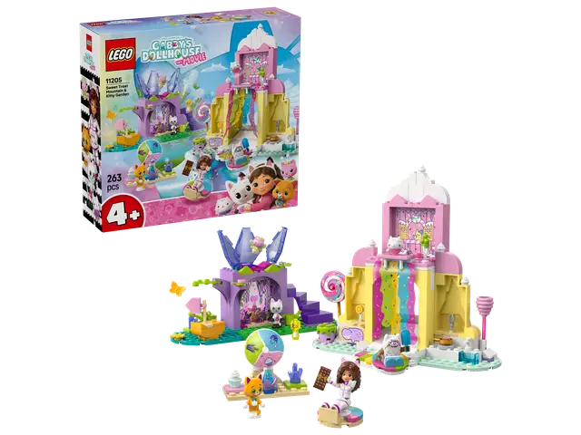 LEGO® Zuckerguss-Gebirge und Kätzchen-Garten