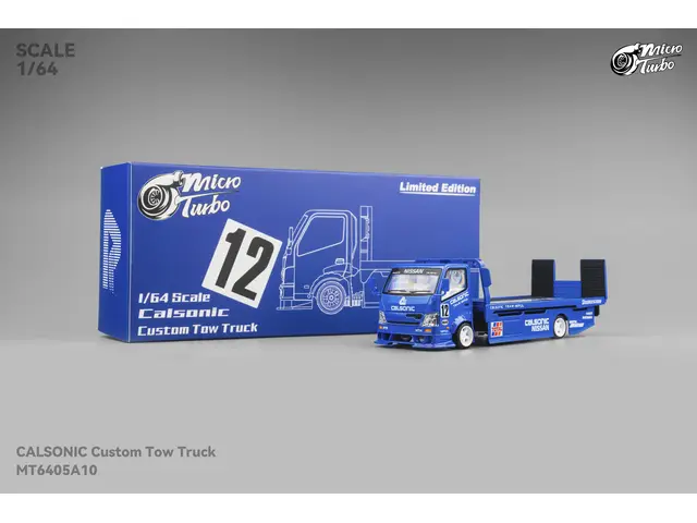 MICROTURBO Microturbo - 1/64 Custom Tow Truck - Calsonic