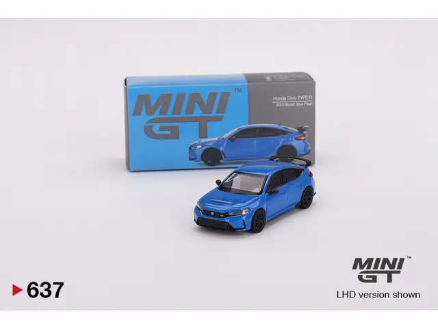 MINI GT Mini GT - 1/64 2023 Honda Civic Type R Boost, blue pearl