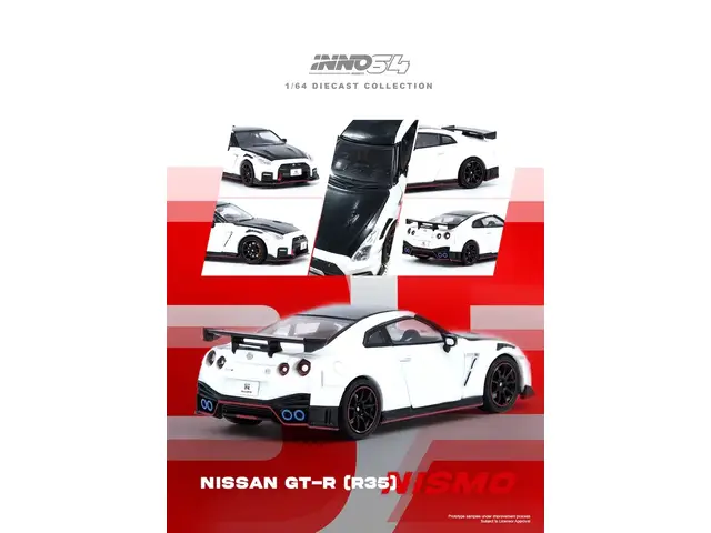 INNO64 Inno64 - 1/64 Nissan GT-R (R35) NISMO, white