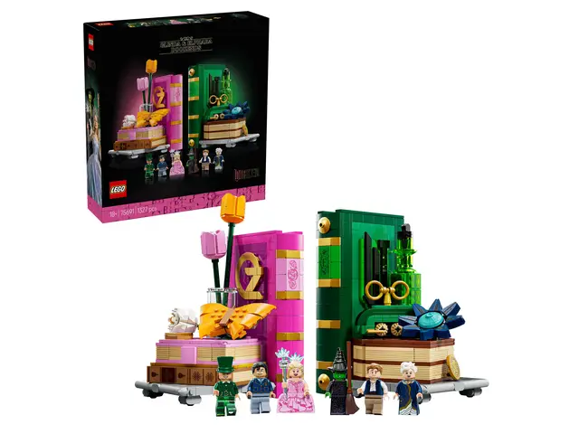 LEGO® Glinda & Elphaba Bookends