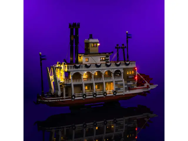 LIGHT MY BRICKS Beleuchtungsset für LEGO® Flussdampfer #21356