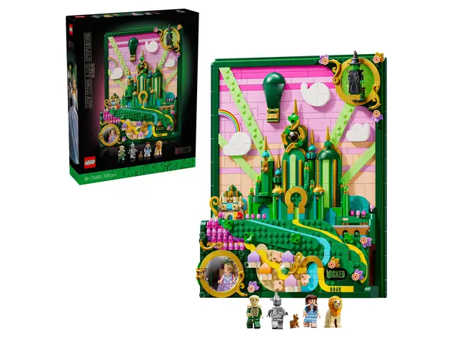 LEGO® Emerald City Wandkunst