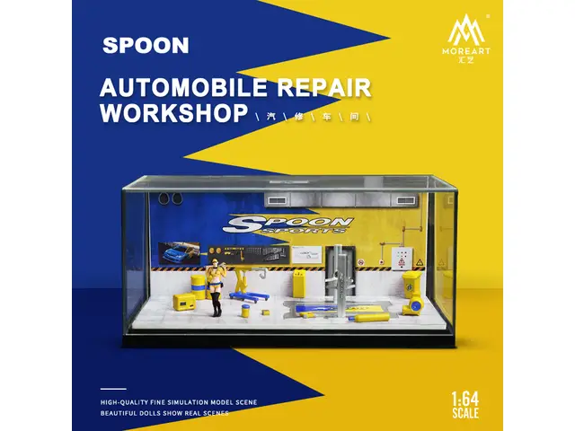 MOREART MoreArt - 1/64 Spoon auto repair shop