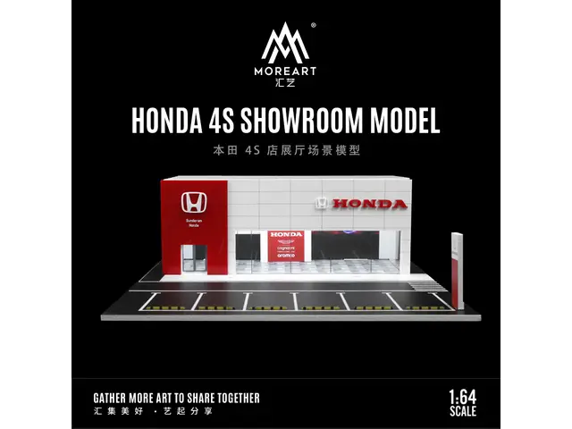 MOREART MoreArt - 1/64 Honda 4S dealership car showroom lighting scene