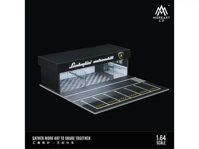 MOREART MoreArt - 1/64 Lamborghini modification shop lighting version scene