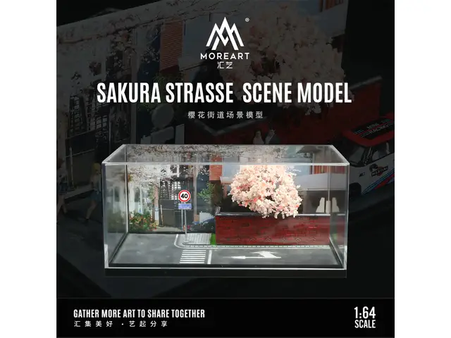 MOREART MoreArt - 1/64 Sakura Street Handmade Scene