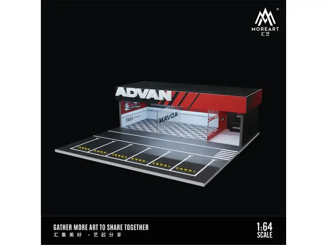 MOREART MoreArt - 1/64 ADVAN modification shop lighting version scene