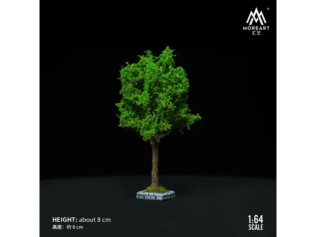 MOREART MoreArt - 1/64 Green model tree scene accessories