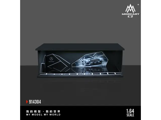MOREART MoreArt - 1/64 Mercedes Benz showroom lighting panel assembly scene