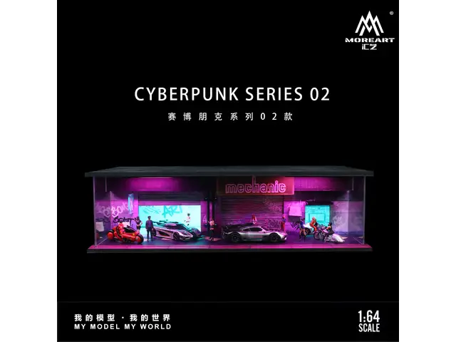 MOREART MoreArt - 1/64 Cyberpunk 02 Light Edition Assembly Scene