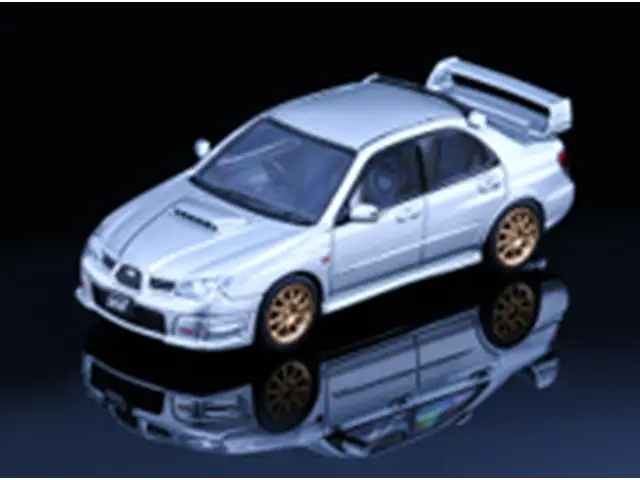 FURUYA Furuya - 1/64 Impreza WRX STI (Hawkeye), GD, silver