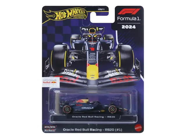 MATTEL Hot Wheels Premium F1 - 1/64 Oracle Red Bull Racing RB20 #1 Max Verstappen