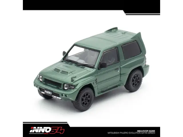 INNO64 Inno64 - 1/64 Mitsubishi Pajero Evolution, satin green