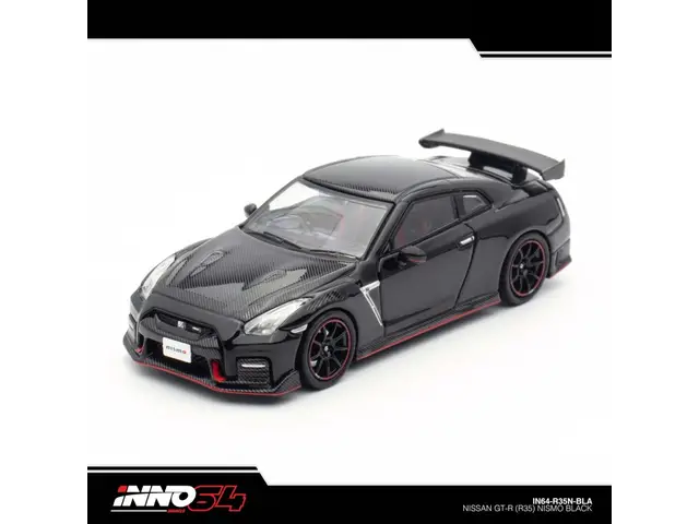 INNO64 Inno64 - 1/64 Nissan GT-R (R35) NISMO, black