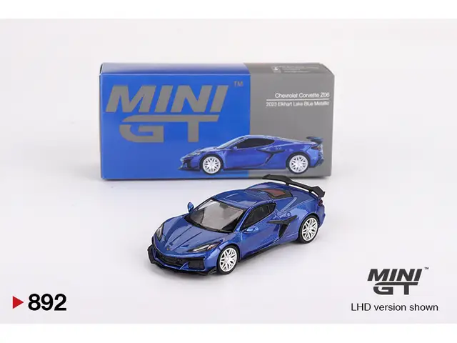 MINI GT Mini GT - 1/64 2023 Chevrolet Corvette C8 Z06 Elkhart Lake, blue metallic