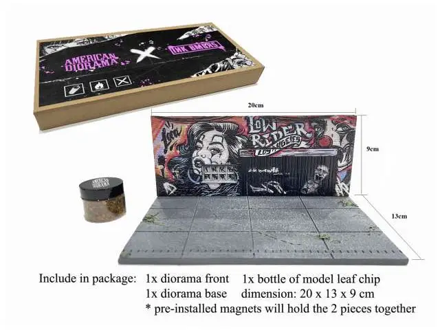 AMERICAN DIORAMA American Diorama - 1/64 2024 Art La Lowrider *Diorama Street*