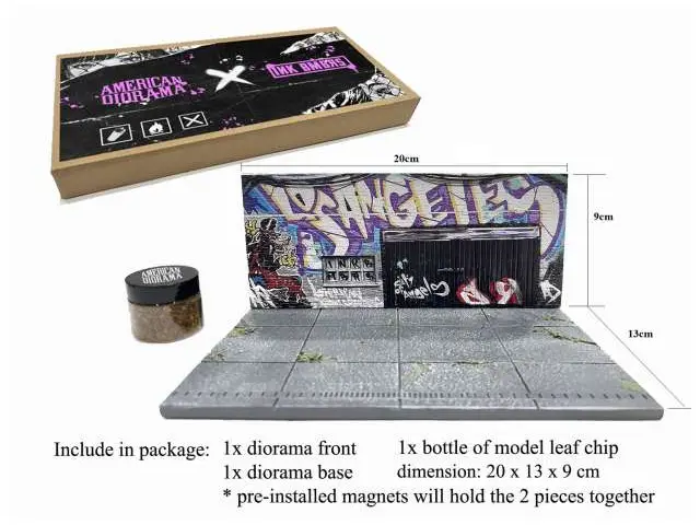 AMERICAN DIORAMA American Diorama - 1/64 2024 Art La Graffiti *Diorama Street*