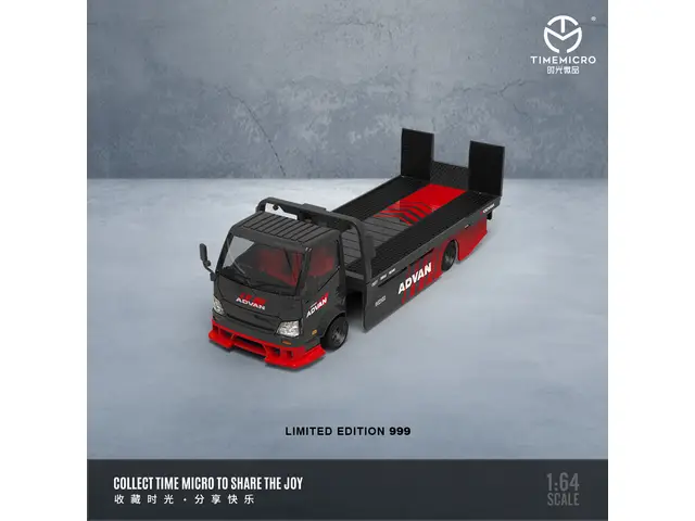 TIME MICRO TimeMicro - 1/64 H300 Flatbed Transport Trailer - ADVAN