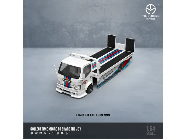 TIME MICRO TimeMicro - 1/64 H300 Flatbed Transport Trailer - Martini