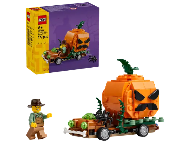 LEGO® Pickup mit Halloweenkürbis