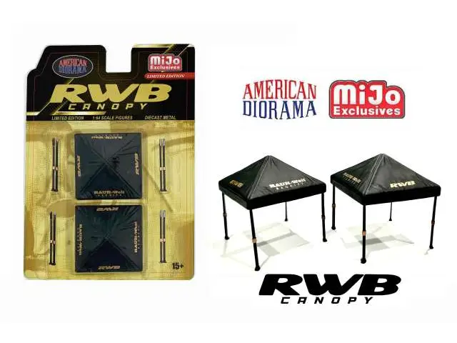 AMERICAN DIORAMA Team RWB Canopy Set 1/64