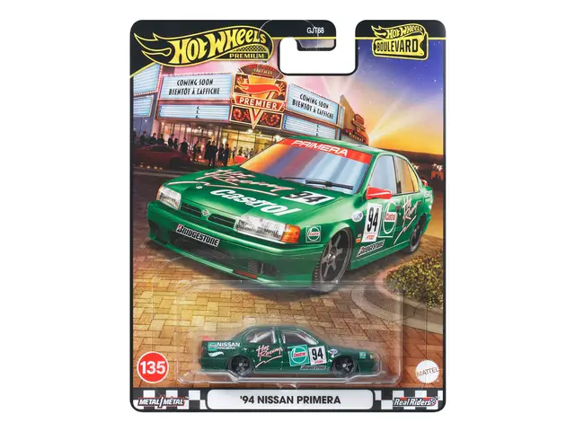 MATTEL Hot Wheels 2025 - Boulevard - ´94 Nissan Primera - No. 135 - JBL31