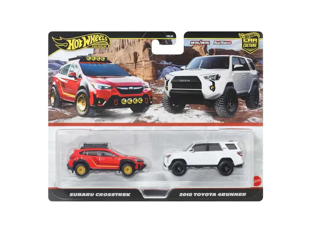 MATTEL Hot Wheels 2025 - 2-Pack - Subaru Crosstrek & 2018 Toyota 4Runner - JBK98