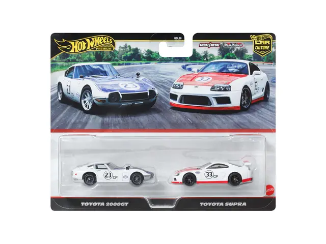 MATTEL Hot Wheels 2025 - 2-Pack - Toyota Supra & Toyota 2000GT - JBL03