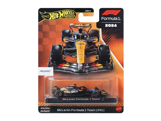 MATTEL Hot Wheels - Formula1 1/64 Oscar Piastri McLaren MCL38 #81