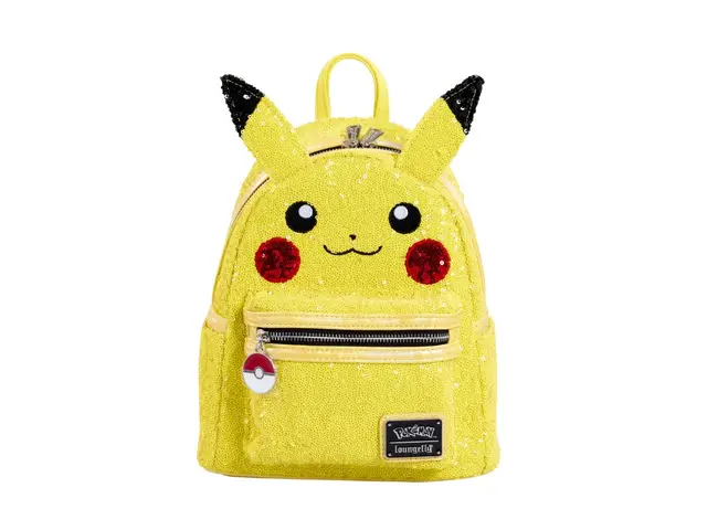 POKÉMON Pokemon Loungefly Mini Sac A Dos Sequin Pikachu Cosplay