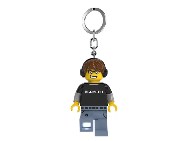 LEGO® LEGO Schlüsselanhänger Videospiel Guy mit LED-Taschenlampe