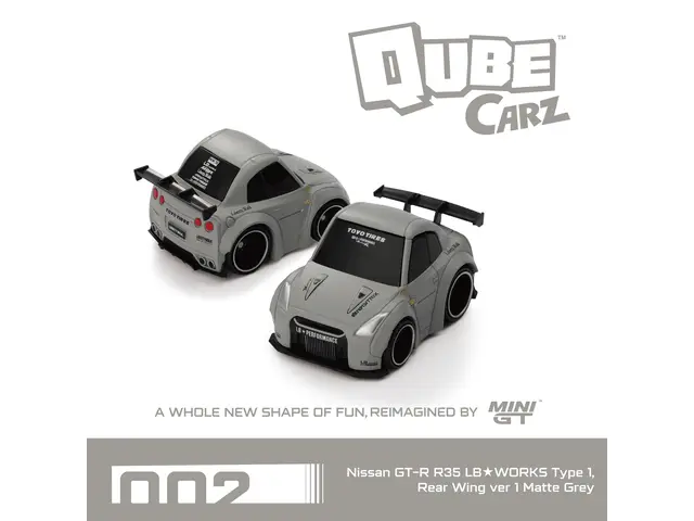 MINI GT Mini GT - Nissan GTR (R35) LB-Works Type 1, matte grey