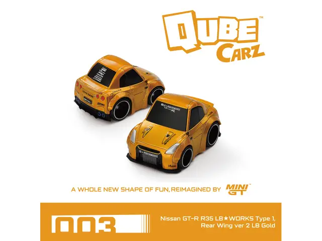 MINI GT Mini GT - Nissan GTR (R35) LB-Works Type 1, LB gold