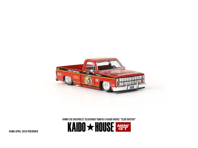 MINI GT Mini GT - 1/64 1980 Chevrolet Silverado Tamiya X Kaido House *Clod Buster*, red