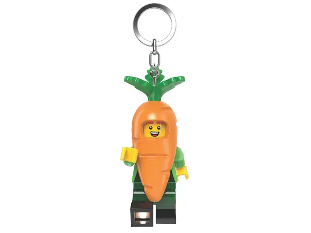 LEGO® LEGO minifigures KE239H, large, 7.6 cm high, key ring light - carrot mascot