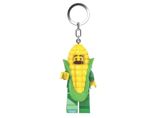 LEGO® LEGO Minifigures - Large 7.6 cm tall figure key ring light - Corncob Guy (KE242H)