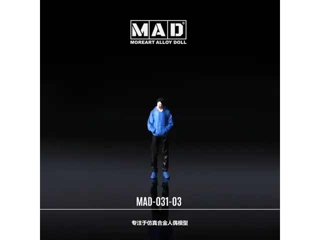 MOREART MoreArt - 1/64 C-Blue Pocket Man Doll MAD031-3