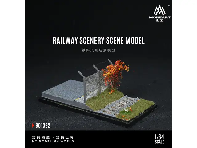 MOREART MoreArt - 1/64 Railway Scene