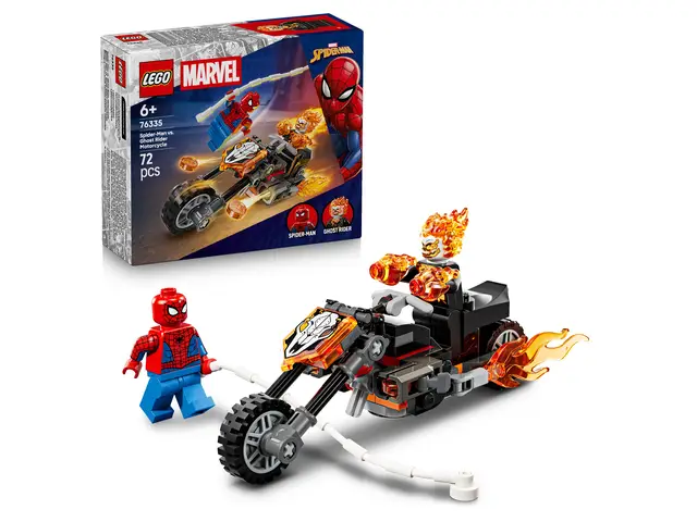 LEGO® Spider-Man vs. Ghost Rider auf seinem Motorrad